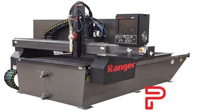 RANGER Heavy Duty CNC Plasma Cutter on a Crane Rail Floor Mounted System Plasma Cutters | Pioneer Machine Sales Inc.