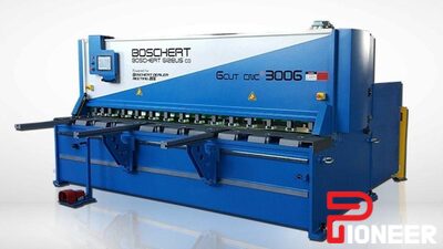 BOSCHERT GCUT 2504 Power Squaring Shears (Inch) | Pioneer Machine Sales Inc.