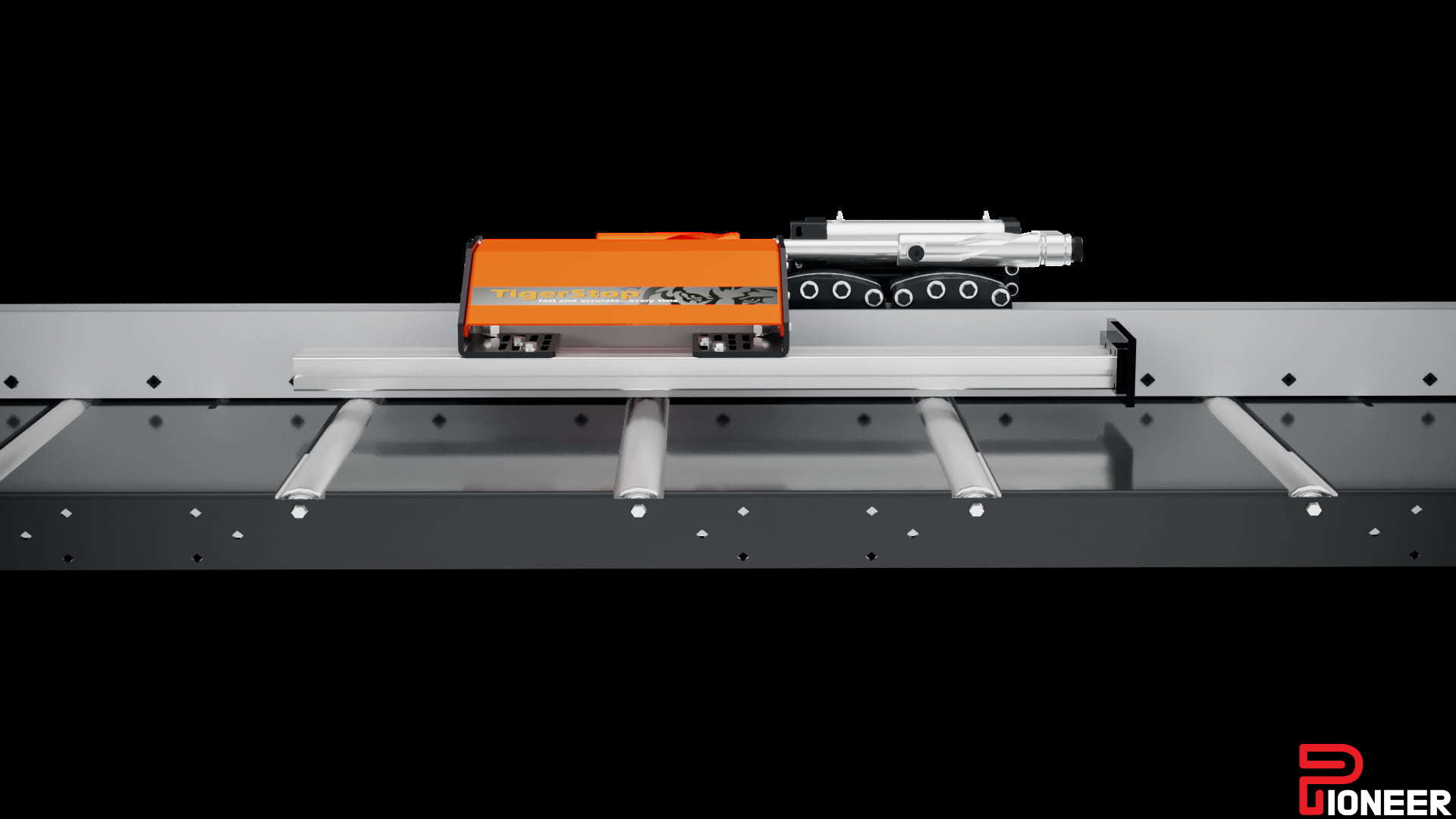 TIGERSTOP TIGERRACK Material Positioners | Pioneer Machine Sales Inc.