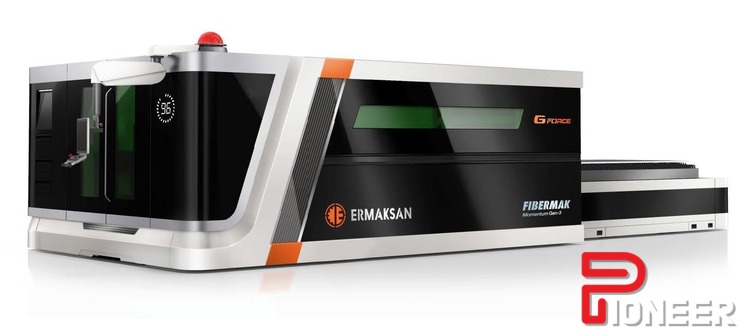 ERMAKSAN 8ft x 20ft Fibermak Gen5 8 ft x 20 ft with 5 axis head 6 kw | Pioneer Machine Sales Inc.